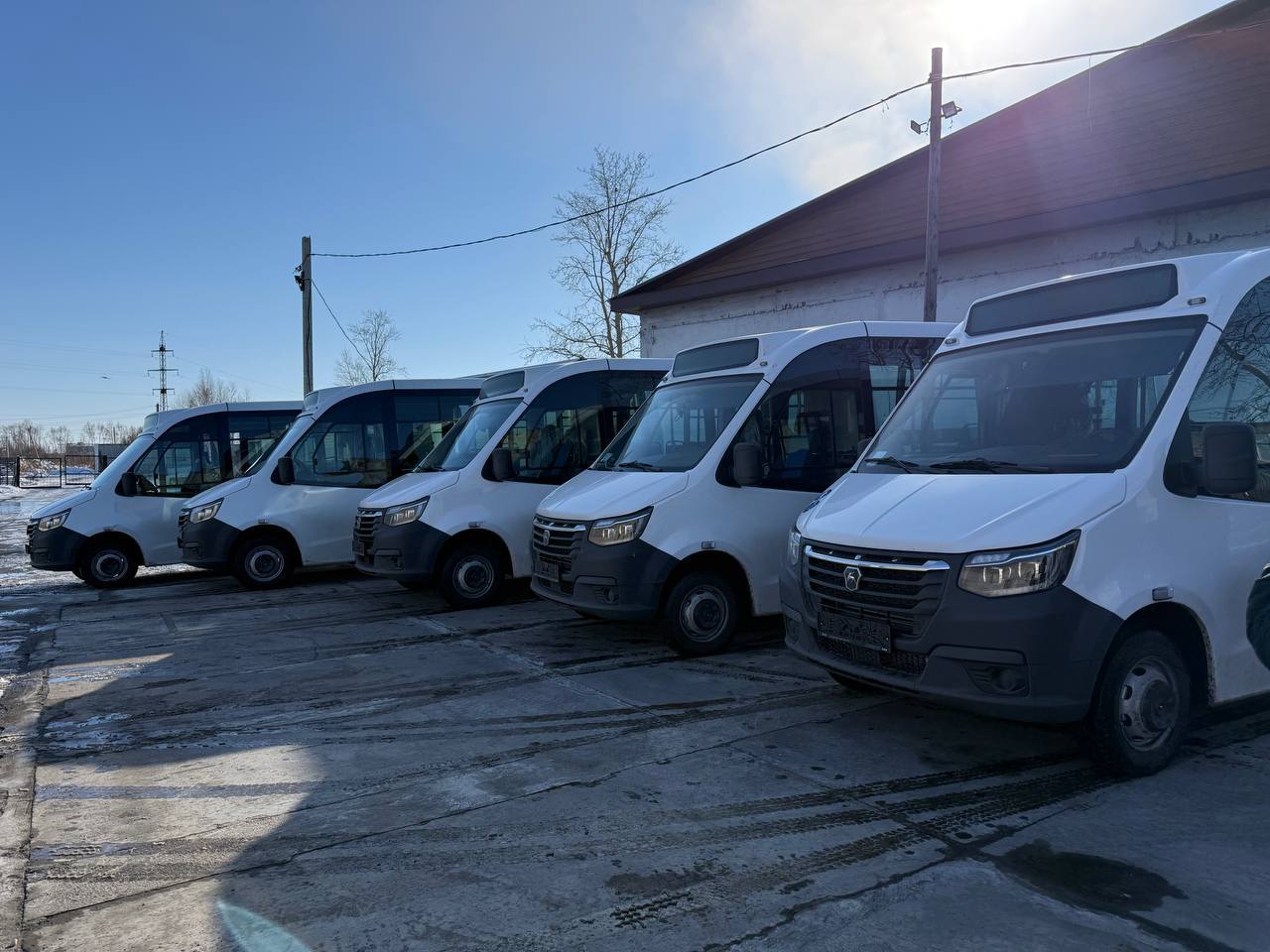 21 марта в Белогорск доставлены пять автобусов малого класса «GAZelle City»